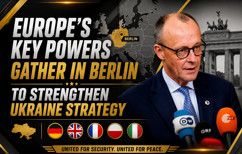Europe’s Key Powers Gather in Berlin to Strengthen Ukraine Strategy