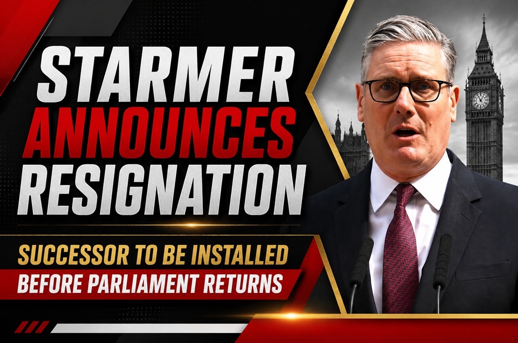 Starmer Announces Resignation, Successor to Be Installed Before Parliament Returns