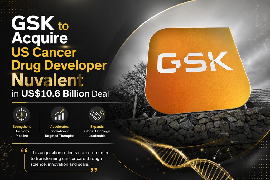 GSK to Acquire US Cancer Drug Developer Nuvalent in US$10.6 Billion Deal